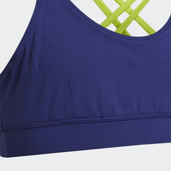 Azul Top Deportivo de Entrenamiento Yoga AEROREADY Soporte Ligero