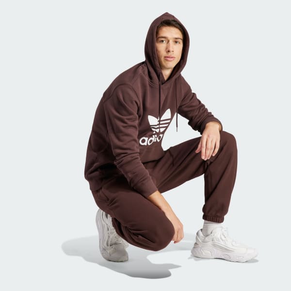 Adidas originals adicolor hot sale cotton trefoil hoodie
