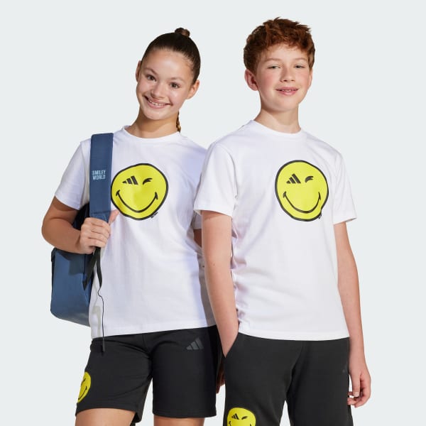 Blanco Polo adidas x Smileyworld Estampado Niños