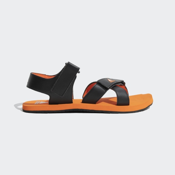 Hermes Neon Orange Fabric Izmir Sandals Size 42.5 Hermes | TLC