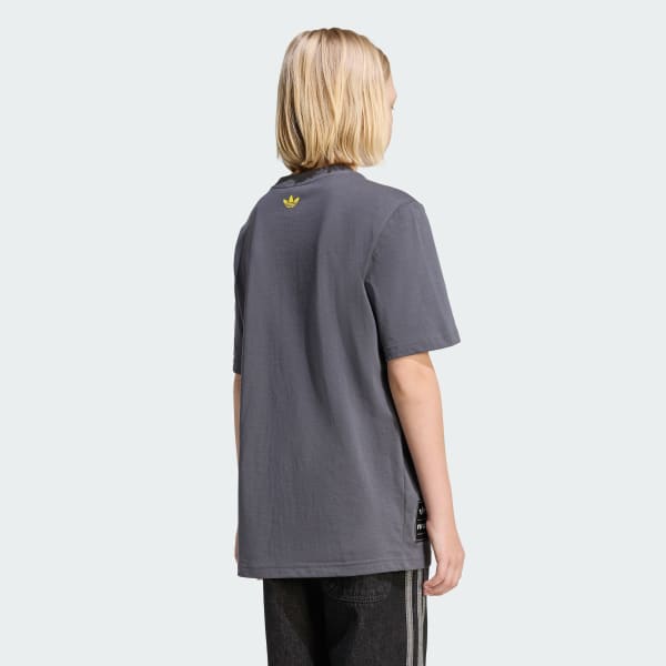 Grey LOOSE GRAPHIC T-SHIRT