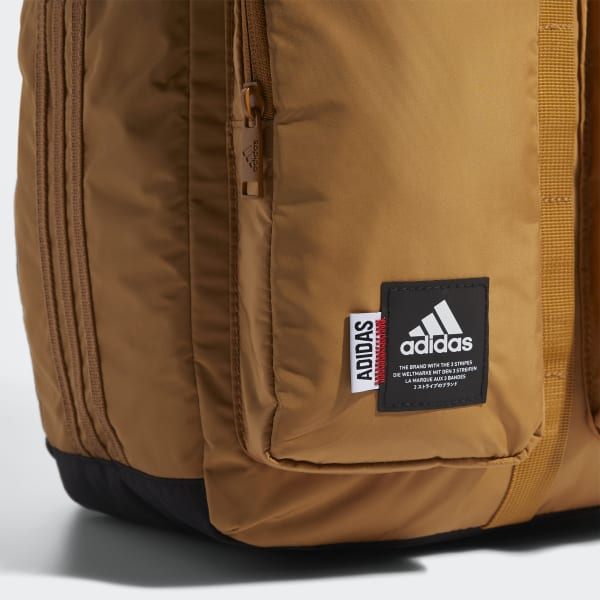 adidas Iconic 3Stripes Backpack Brown Unisex Training adidas US