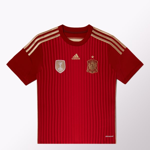 adidas Camiseta de Fútbol Selección Española Local Niño - Rojo | adidas  Colombia