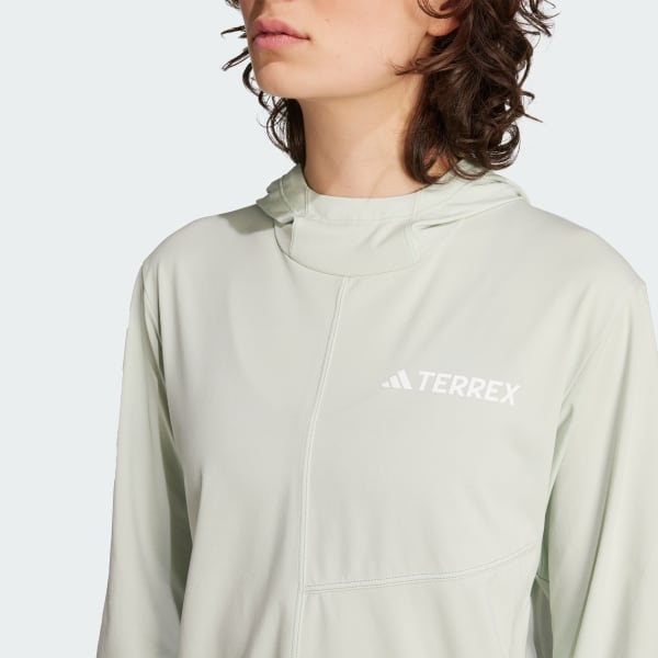 ★adidas★ Twistweave long sleeve track hooded pullover IM72 Adidas Women's Terrex Multi Climacool Hooded Long Sleeve Top