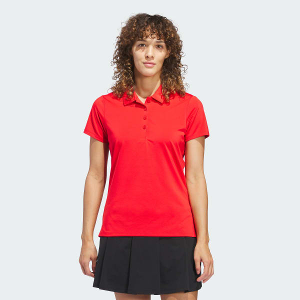 rood Ultimate365 Solid Poloshirt met Korte Mouwen