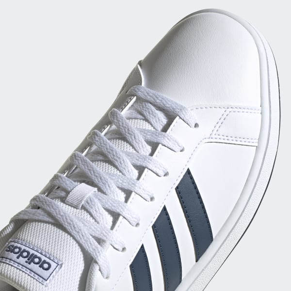 adidas Grand Court Base Shoes - White, Men's Lifestyle