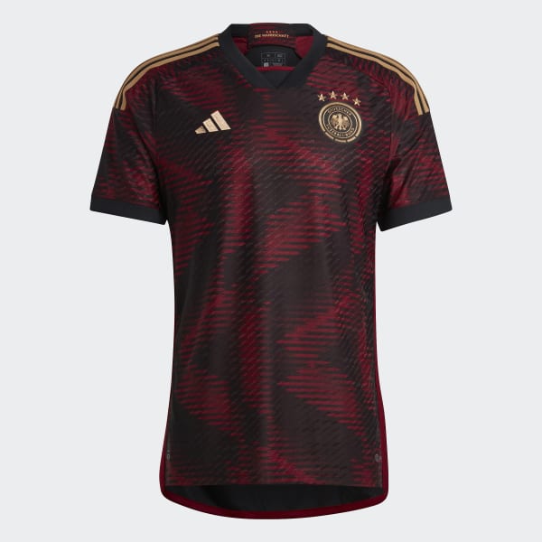 ウェア Adidas GERMANY 22 Away Authentic Black Germany_22_Away_Authentic_Jers