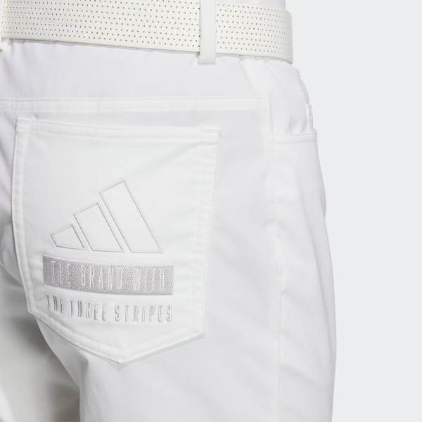 Adidas white golf trousers outlet