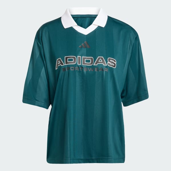 Verde Polera con Cuello Tiro