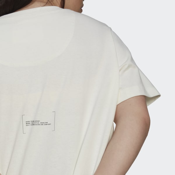 bílá Tričko (plus size) CV935