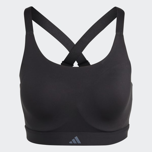 Zwart Tailored Impact Luxe Training High-Support Beha