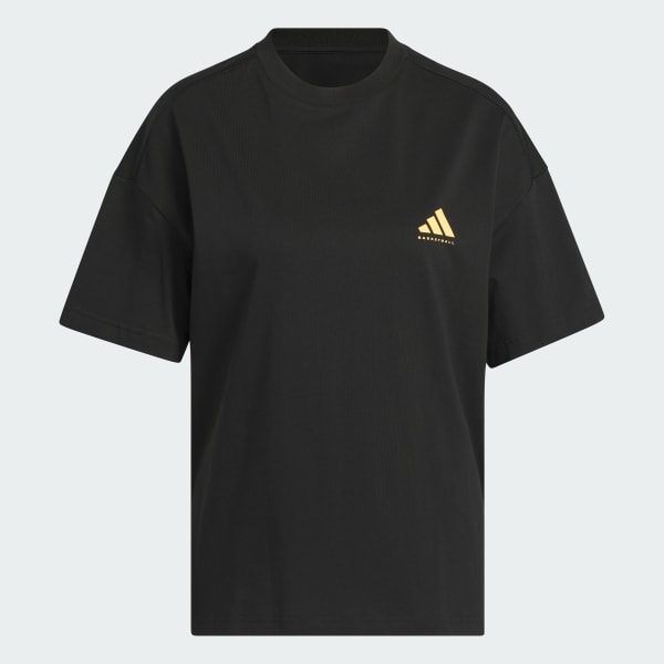 Adidas Basketball Graphic Tee - Black | Free Shipping with