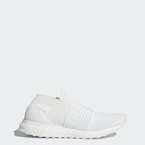 triple white laceless ultra boost
