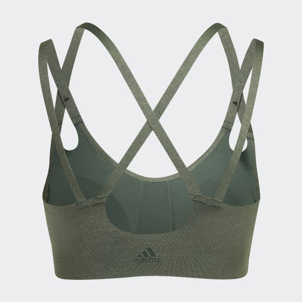 zelená Podprsenka Yoga Luxe Studio Light-Support Fire CE113