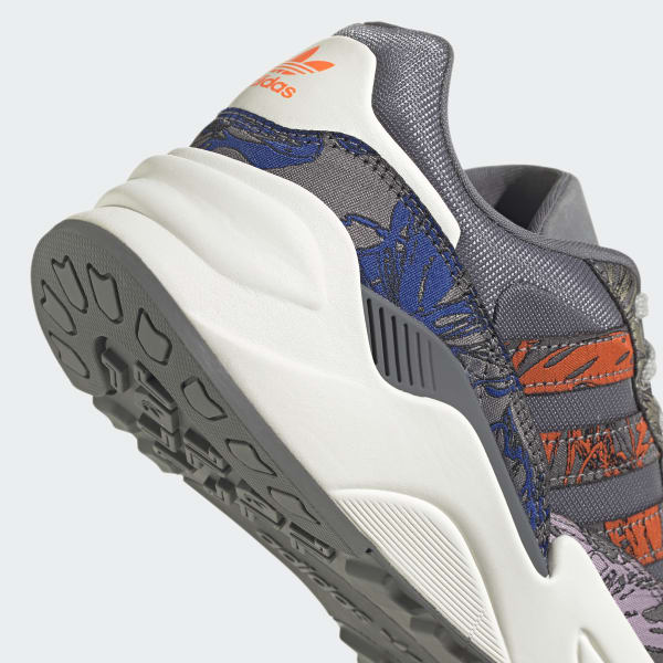 Blue and orange adidas shoes discount