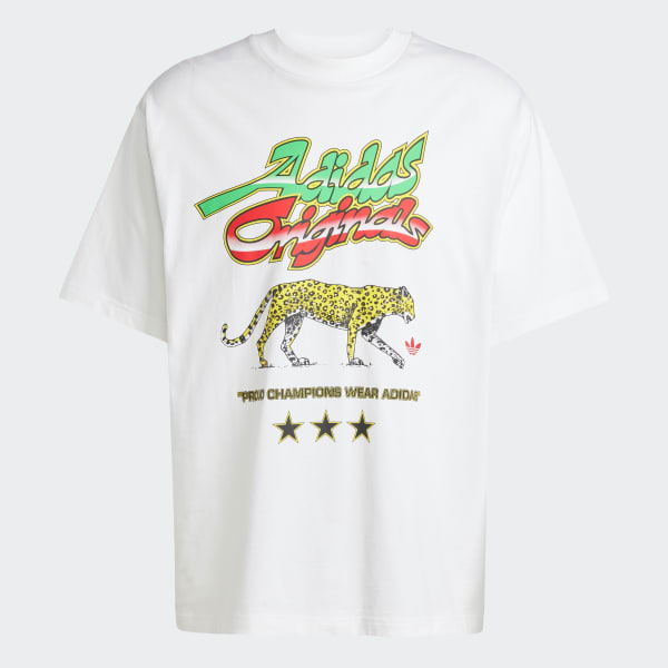 Blanco Polo adidas Originals Champions Estampado