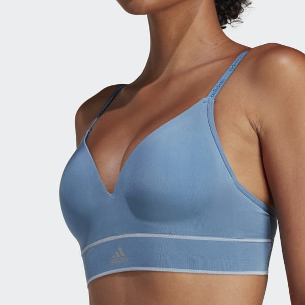 Bleu Brassière sans armatures et sans coutures Active HPO54