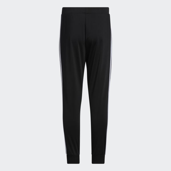 Adidas BLACK/WHITE Men's Tricot Jogger Pants, US X-Large 