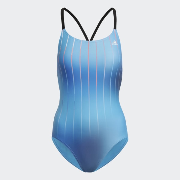 Blue Melbourne Print Swimsuit ZB990