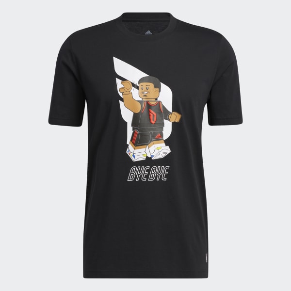 Black adidas x LEGO® Tee Damian Lillard TC378