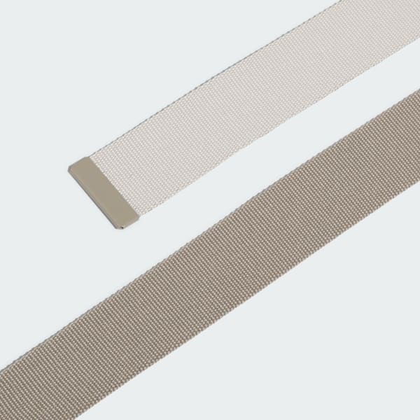 Beige Ceinture toile réversible