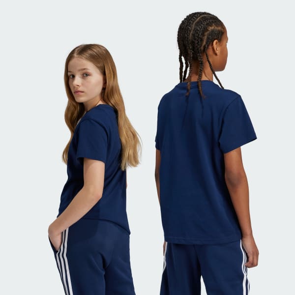 Blau Adicolor Trefoil Kids T-Shirt