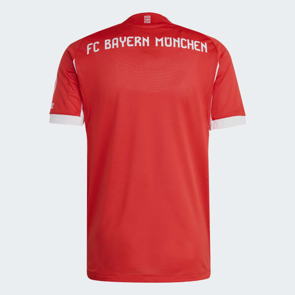 adidas FC Bayern 25/26 Home Authentic Jersey - Red | Free Shipping