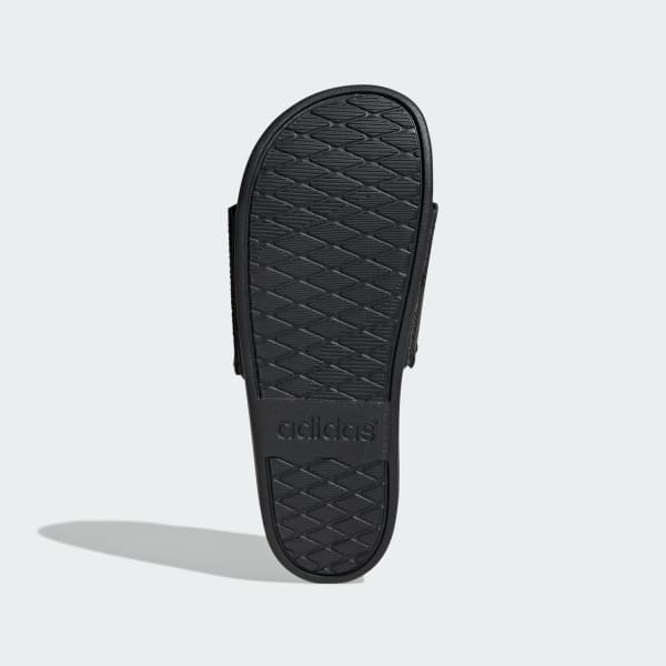 Black Adilette Comfort Slides