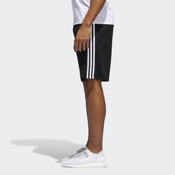 adidas D2M 3-Stripes Shorts - Black 