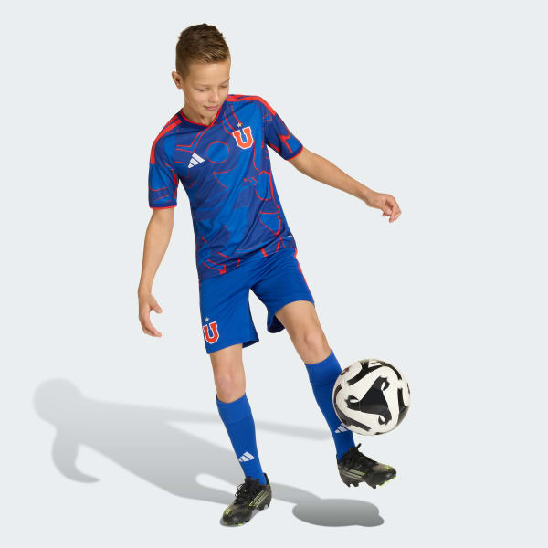 Azul shorts Local Universidad de Chile 26 para Niños