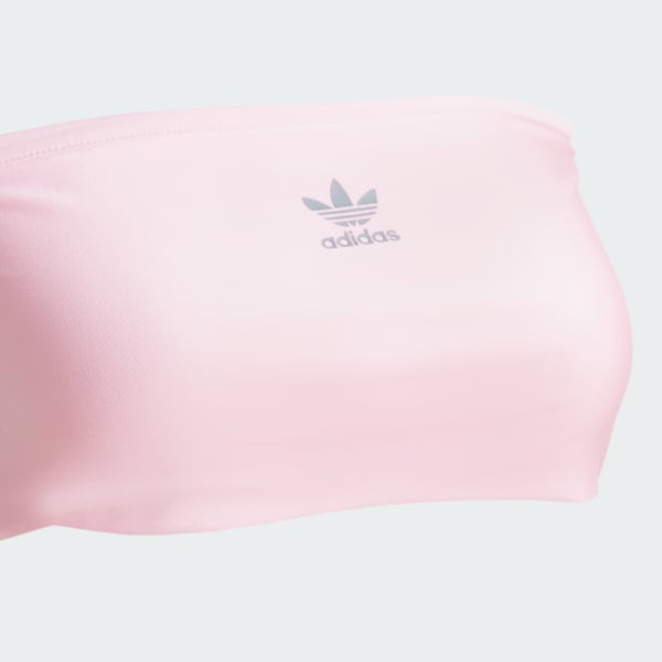 Rosa Top Tubo Três Listras