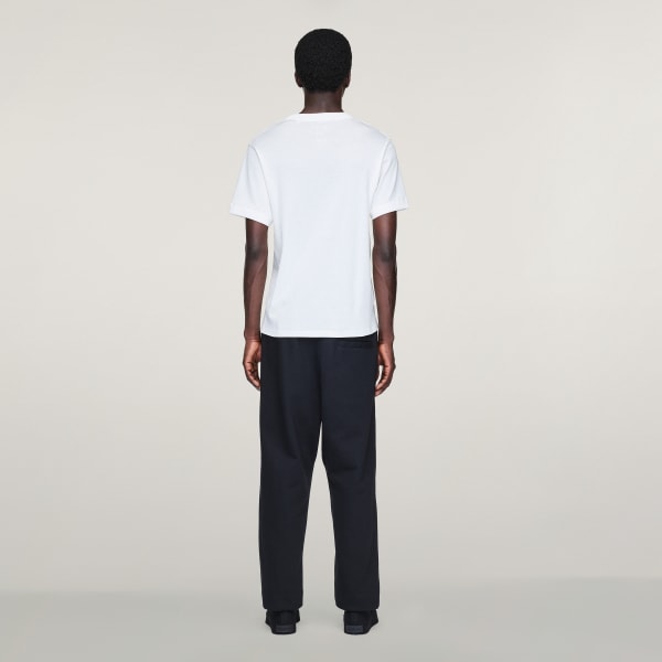 Weiss Y-3 T-Shirt, schmale Passform