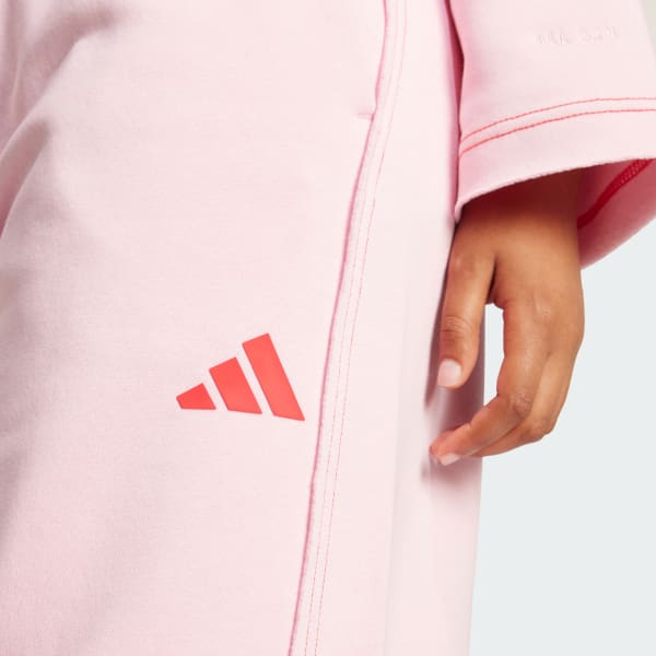 adidas ALL SZN Loose Graphic 7/8 Pants - Pink | Free