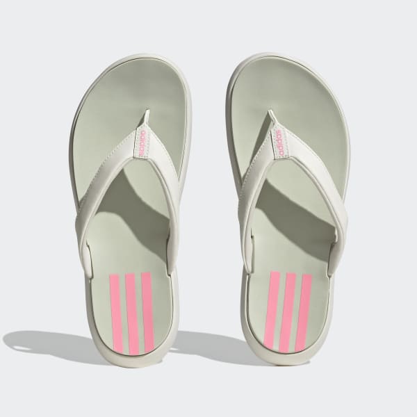adidas Comfort Flip-Flops - White | adidas India