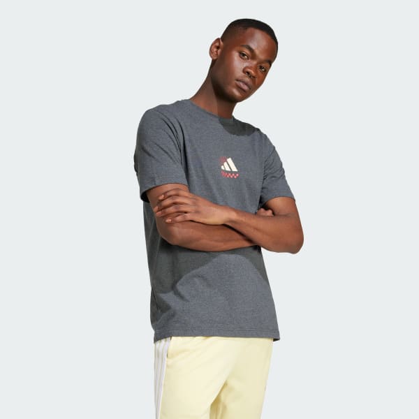 Gris T-shirt graphique Lounge Pizza