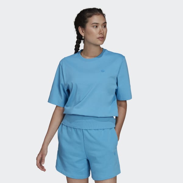 Blauw Adicolor Oversized T-shirt RM025