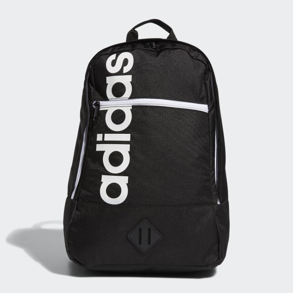 adidas black and white casual backpack