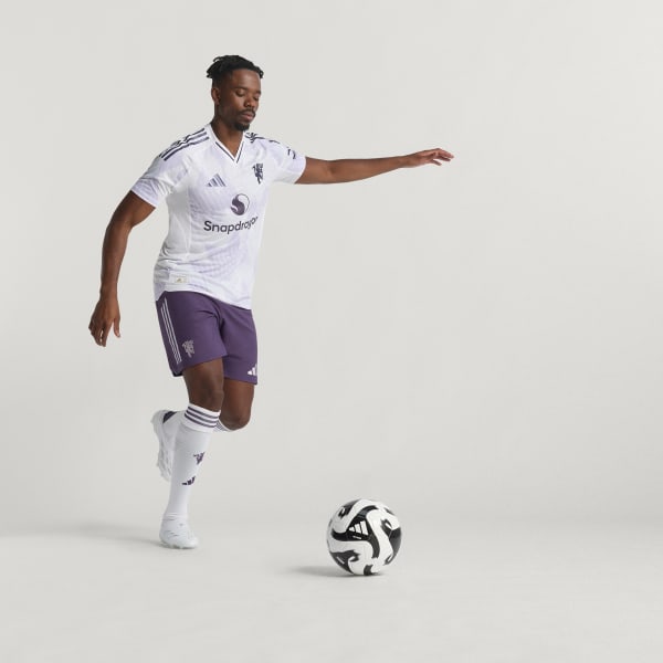 Hvid Manchester United 25/26 Authentic udebanetrøje