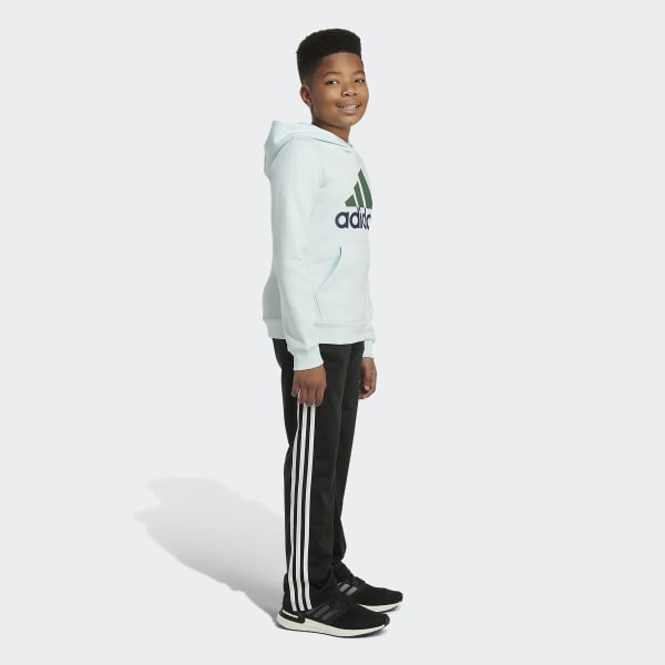 adidas Long Sleeve Essential Hooded Pullover - Blue | Kids' Lifestyle ...