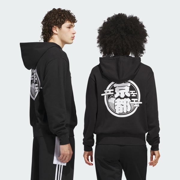 ブラック ハッピ 京都 パーカー