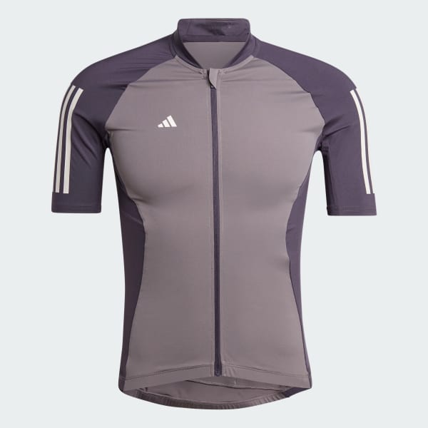 hnědá Dres Essentials 3-Stripes Cycling