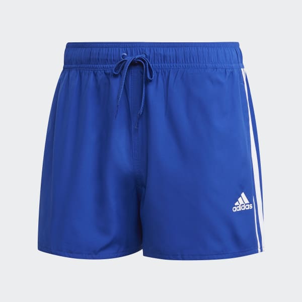 adidas Shorts de Natación CLX 3 Franjas - Azul | adidas Mexico