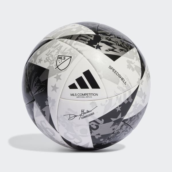 Black and white adidas soccer ball discount