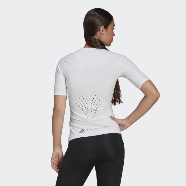 adidas by Stella McCartney TruePurpose Training Tee - White | Women's ...