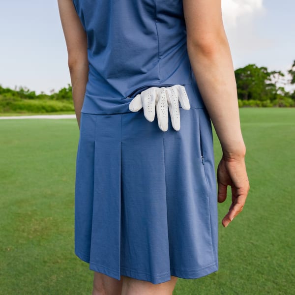 adidas Women's Ultimate365 Tour Pleated Dress - Blue adidas Women's Ultimate365 Tour Pleated Dress - Blue
