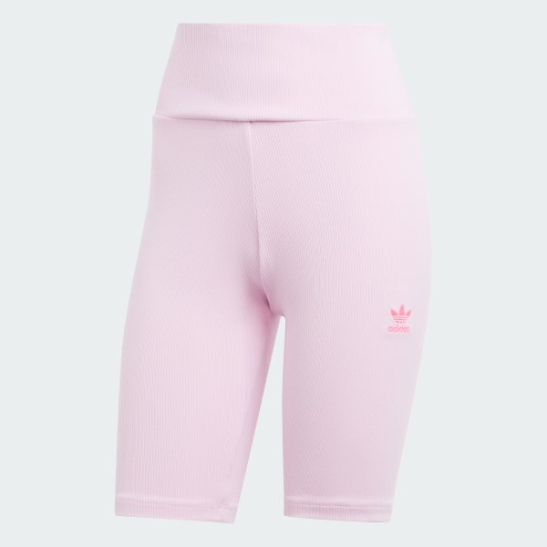 adidas Yoga Essential legging shorts in pink