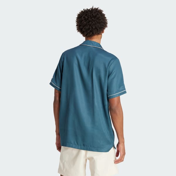 Turquesa Camiseta de Bowling Leisure