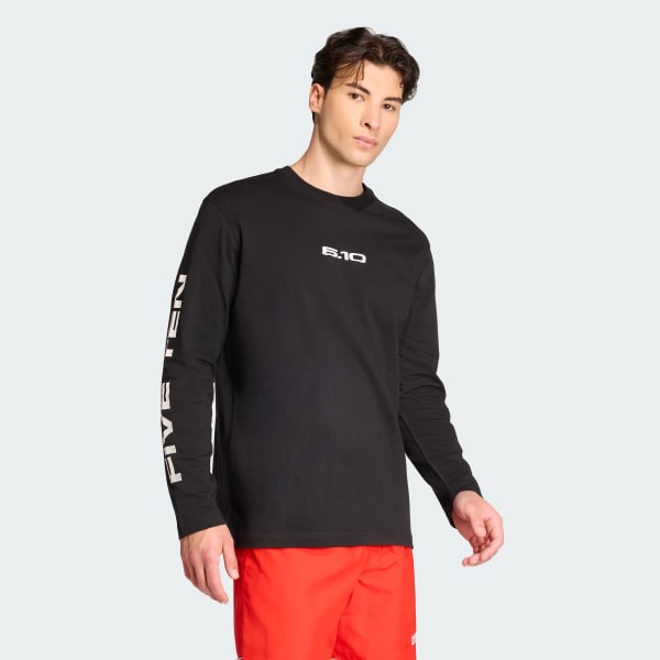 noir T-shirt Five Ten Logo Line Longsleeve