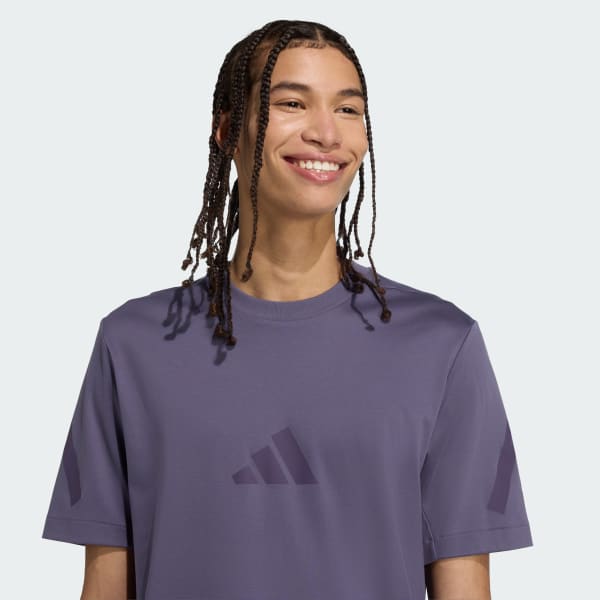 adidas Z.N.E. Tee - Purple | Free Shipping with adiClub | adidas US