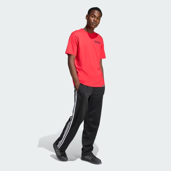 Red MOTORSPORT BURNOUT GRAPHIC T-SHIRT